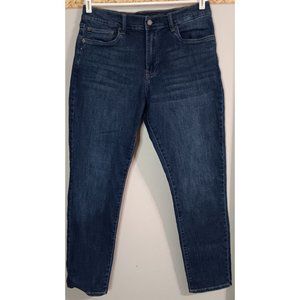 Lucky Brand 34x32 Dark Wash 412 Athletic Slim Denim Casual Event Occasion Jeans